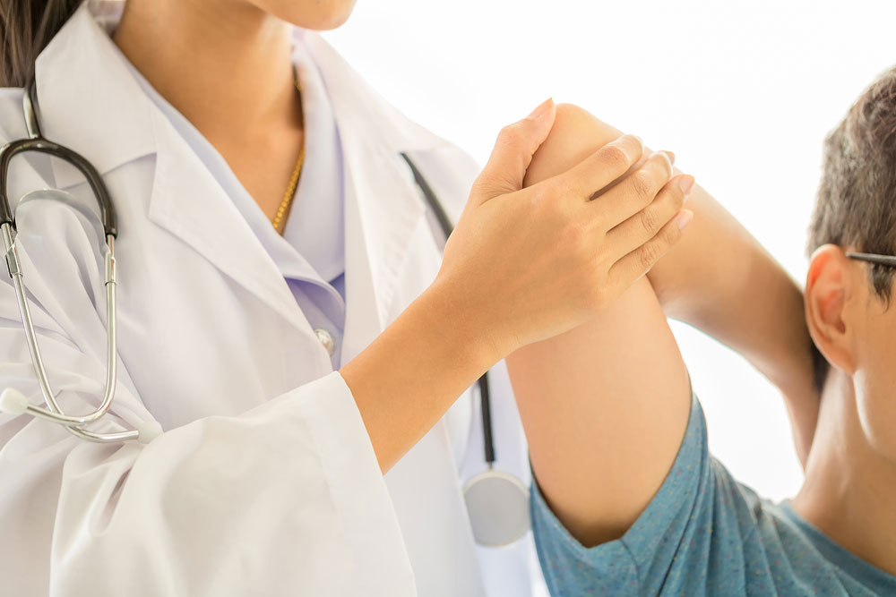 Chiropractic assessment room